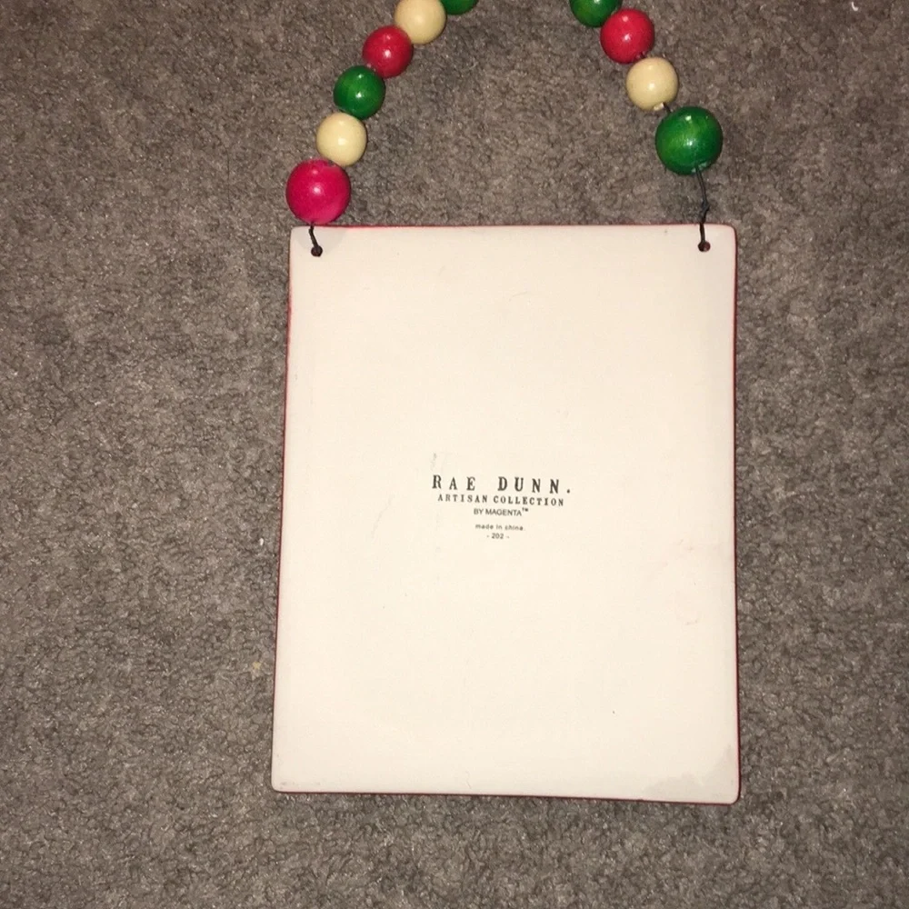 Rae Dunn Artisan Collection Wall Hanging “Sleigh Bells Ring”